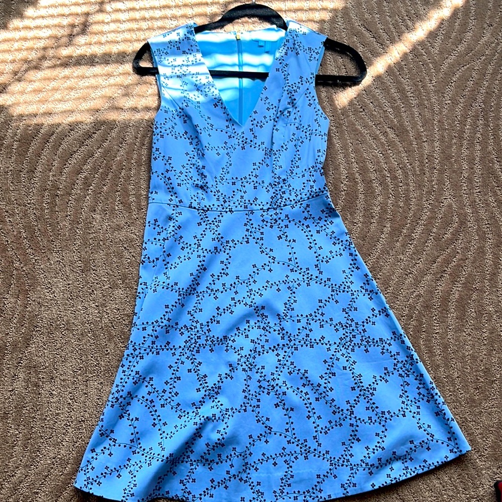 Draper James blue circle dress